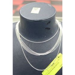 .925 SILVER NECKLACE X3