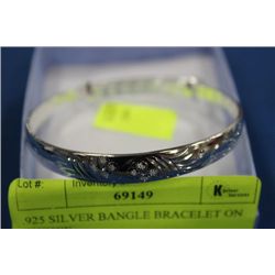 .925 SILVER BANGLE BRACELET