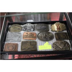 BELT BUCKLE COLLECTION SMALL TRAY NOT INCLUDED