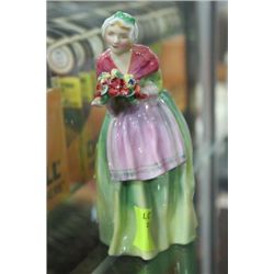 ENGLISH BONE CHINA BOUQUET FIGURINE