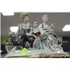Image 1 : GERMAN PORCELAIN TRIPLE FIGURINE