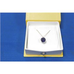 10 KT GOLD LOLITE PENDANT NECKLACE