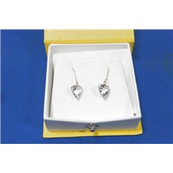 14 KT GOLD AQUAMARINE EARRINGS