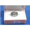 Image 1 : STERLING SILVER DIAMOND (0.2CTS) RING
