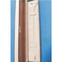 STERLING SILVER GOLD PLATED DIAMOND(0.1CTS)