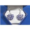 Image 1 : STERLING SILVER TANZANITE EARRINGS