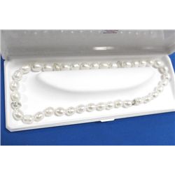 10 KT GOLD CLASP FRESH WATER PEARL NECKLACE