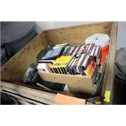 PALLET W COOLER/VHS ETC