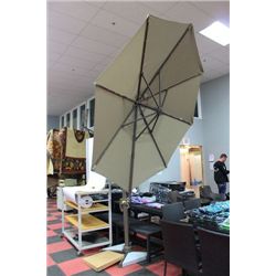 OFF-SET PATIO UMBRELLA WITH L.E.D LIGHTING