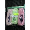 Image 1 : 3 PK MARY JANE STYLE SLIPPERS