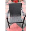 Image 2 : VINYL RATTAN GLASSTOP SQUARE PATIO SET W/8 CHAIRS