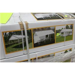 PARTY TENT / STORAGE SHELTER 10FT. X 20FT. (NEW)