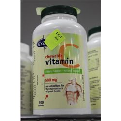 BOTTLE OF 300 VITAMIN'C' TABLETS