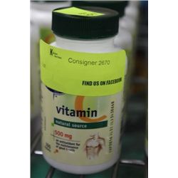 BOTTLE OF 100 CAPLETS VITAMIN 'C'