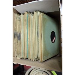 BOX OF 78 LPS IN EXCELLENT CONDITION