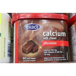 60 SOFT CHEWS CALCIUM ON CHOICE: CHOCOLATE