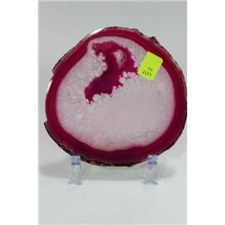 AGATE FROM BRAZIL W STAND