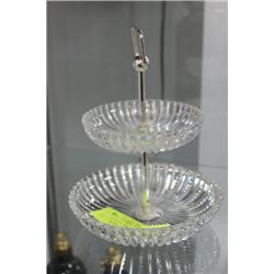 CRYSTAL SERVING DISH