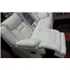 Image 2 : NEW WHITE LEATHER 2 PC SOFA /LOVE SEAT