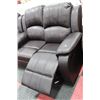 Image 2 : NEW BROWN LEATHER RECLINING SOFA ND LOVE SEAT