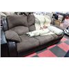 Image 1 : 2 TONE MICROFIBRE RECLINING SOFA