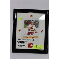 AUTHENTIC PAUL REINHART VINTAGE AUTOGRAPHED