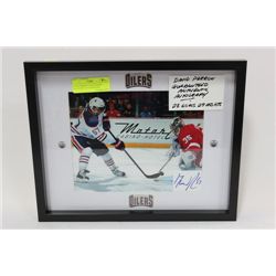 DAVID PERRON GUARANTEED AUTHENTIC AUTOGRAPHED