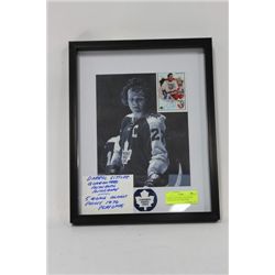 DARRYL SITTLER GUARANTEED AUTHENTIC AUTOGRAPHED