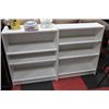 Image 1 : PAIR OF WHITE BOOKSHELVES
