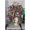 Image 1 : ARTIFICIAL FLOWER ARANGMENT WITH VASE