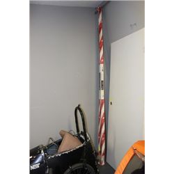 BOX OF METAL AND PAPER  CORNER BEAD AND 2 T SQUARS