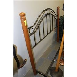 #24 QU SIZE HEADBOARD W RAILS