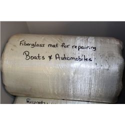 ROLLS OF FIBERGLASS FOR REPAIRING BOATS