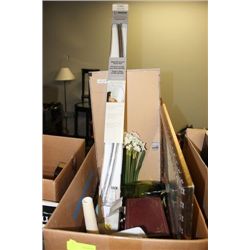 SHOWHOME BOX OF MISC ORNAMENTS ETC ON CHOICE