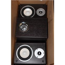 BOX W/ SUBWOOFER AND 2 SATTELITE SPEAKERS