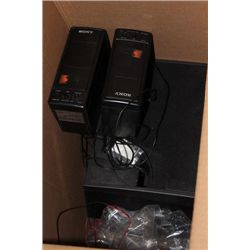 2 SETS OF SONY SPEAKERS & RCA COMPUTER SPEAKERS