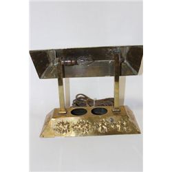 1930'S DESK LAMP INKWELL