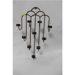 METAL CANDLE HOLDER WALL HANGING