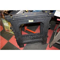 #15 PR OF PLASTIC STANLEY SAW HORSES