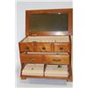 Image 1 : MUSICAL JEWELRY BOX W/ CONTENTS