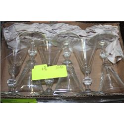6 SMALL GLASSES