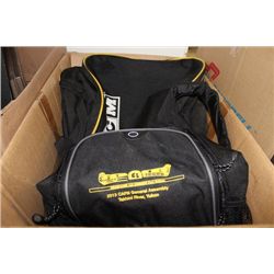 BOX W/ HOCKEY BAG AND BACKPACK