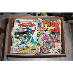 BOX OF ASSORTED COMIC BOOKS