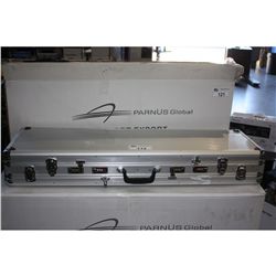 PARNUS GLOBAL 42" LOCKING DOUBLE SIDED GUN STORAGE CASE