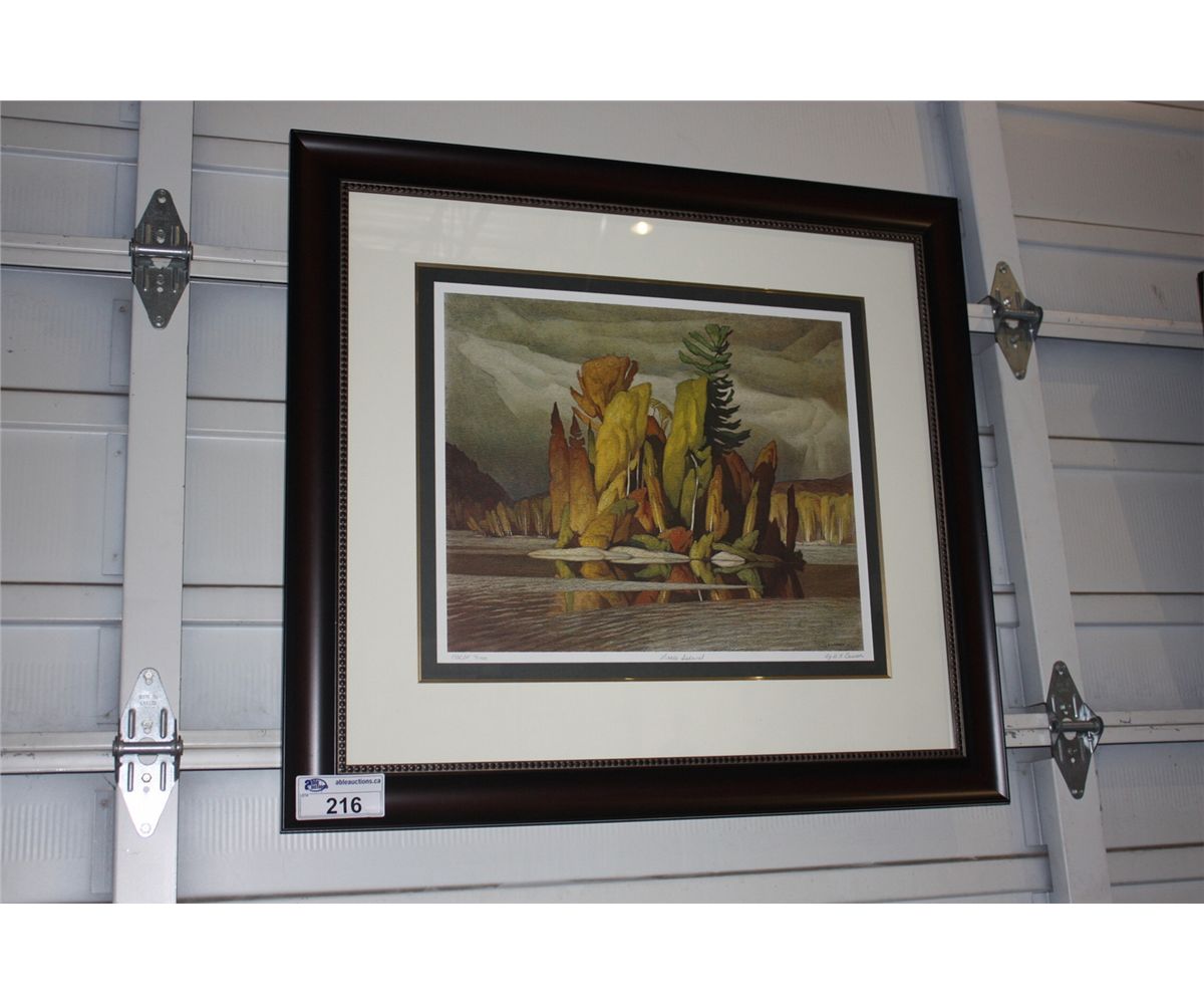Limited Edition Little Island Aj Casson Framed Print