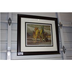 LIMITED EDITION LITTLE ISLAND AJ CASSON FRAMED PRINT