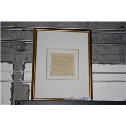 FRAMED LIMITED EDITION IAM MACLEOD NATIVE PAPER ARTWORK