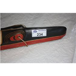 JIM PAUL SQUAMISH NATIVE DECORATIVE HANGING MASK