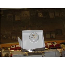 GEM JAR FILLED WITH 6 ASSORTED COLOR SAPPHIRE GEMSTONES