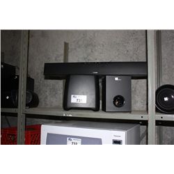 2 SUBWOOFERS AND SOUND BAR